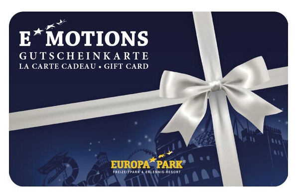 Bild einer Gutscheinkarte für den Europa-Park